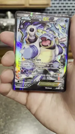 Blastoise EX XY122 XY Promo Holo Rare 2016 Pokemon Pre Owned MP - Image 2