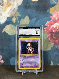 Mewtwo (CGC NM/MINT 8) - Holo - Pokemon Base Set 1st Edition Shadowless - RareCo - Image 3