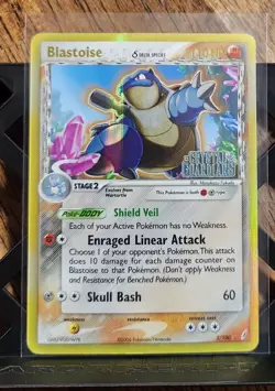 Pokemon TCG Blastoise 2/100 Crystal Guardians Reverse Holo Rare Stamped - Image 1