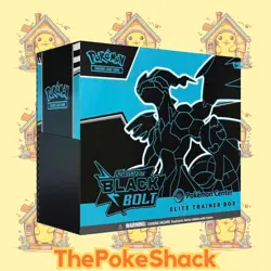 ⚡Pokemon Black Bolt POKEMON CENTER Elite Trainer Box ETB *SEALED* - Image 1