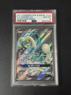 PSA 10 - Pokemon Drampa GX (Full Art) 142/145 English LOW POP: 62 - Image 1