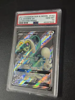 PSA 10 - Pokemon Drampa GX (Full Art) 142/145 English LOW POP: 62 - Image 2