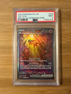2023 POKEMON PAL EN-PALDEA EVOLVED SPECIAL ILLUSTRATION RARE CHI-YU EX PSA 9 - Image 1
