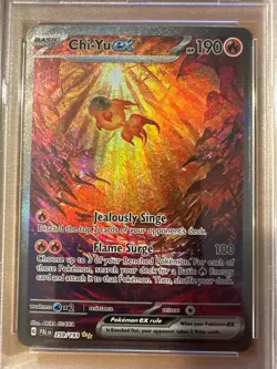 2023 POKEMON PAL EN-PALDEA EVOLVED SPECIAL ILLUSTRATION RARE CHI-YU EX PSA 9 - Image 3