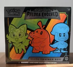 Pokemon TCG Scarlet & Violet Paldea Evolved Elite Trainer Box ETB Factory Sealed - Image 1