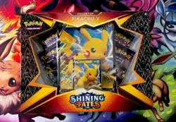 Pokemon TCG - Shining Fates Pikachu V Collection Box - New Factory Sealed! - Image 1