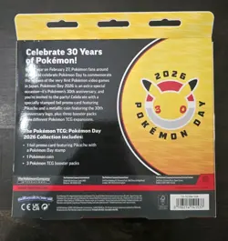 New Sealed Pokemon Day 2026 Collection, 3 Packs & Pikachu Promo - Image 2