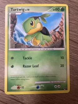 Turtwig 17/17 Pop Series 8 Promo 2008 Non Holo - Pokemon TCG Never Played - Image 1