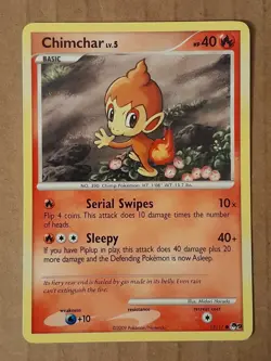 Chimchar 13/17 Pokemon League POP Series 9 NM-MT See Pictures - Image 1