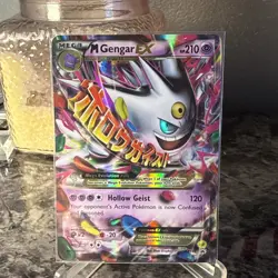 M Gengar EX XY166 - XY Black Star Promo Mega Pokemon TCG - LP/NM - Image 1