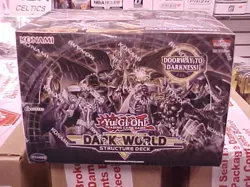 YUGIOH DARK WORLD STRUCTURE DECK DISPLAY BOX 1st Edition - Image 1