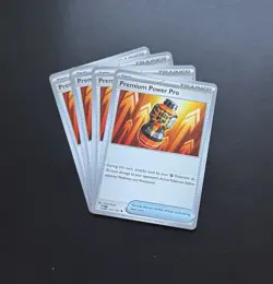 4x Premium Power Pro 124/132 Me01: Mega Evolution Pokemon TCG Playset NM - Image 1