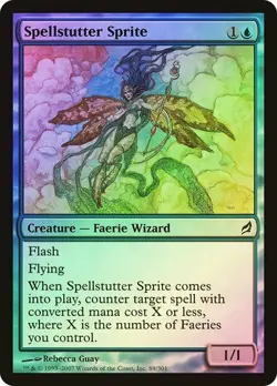 Spellstutter Sprite FOIL (Magic the Gathering, MTG), Lorwyn, LRW, NM - Image 1