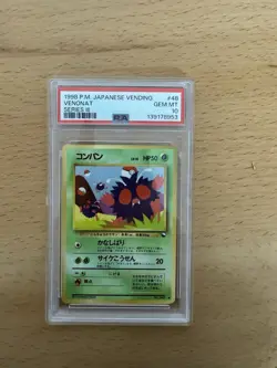 PSA 10 ⭐ Pokemon Venonat 48 Vending Series III 3 Japanese Promo Graded Card - Image 1