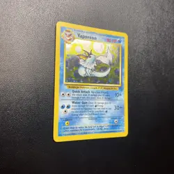 Pokemon TCG Vaporeon Jungle Set Holo Card 12/64 - Image 2