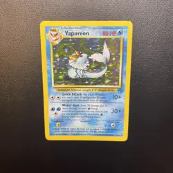 Pokemon TCG Vaporeon Jungle Set Holo Card 12/64 - Image 5