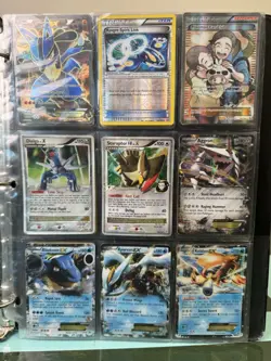 Pokemon TCG 18 Card Lot Lucario EX Kyogre Spirit Link Holo Trainer Binder - Image 1