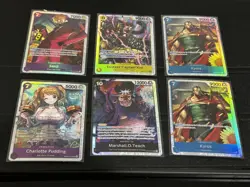 One Piece TCG Super Rare Lot of 52 SR Foil Cards English One Piece NM Lot - Image 3