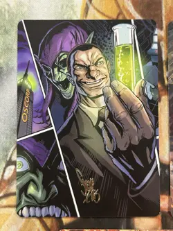 Green Goblin, Norman Osborn & Friendly Neighborhood - Art Cards Gold-Stamped Sig - Image 2