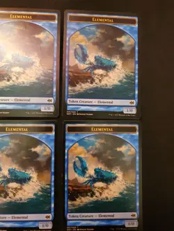 4x Duel Decks Merfolk vs. Goblins Elemental Token NM Magic Gathering MTG 4 X4 - Image 3