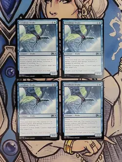 4x Cerulean Drake - NM/M M20 Core Set 2020 MTG Magic the Gathering - Image 1