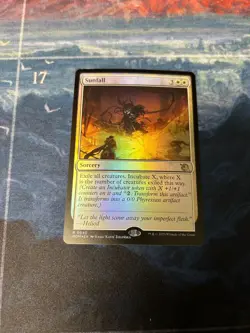Sunfall March of the Machine Foil NM-M unplayed MTG MOM 0040 - Image 1