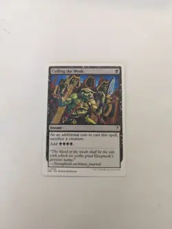 Culling the Weak (White Border) Mystery Booster 2 Regular NM MTG - Image 1