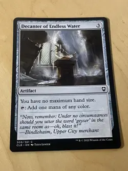 Decanter of Endless Water NM Eng MTG - Commander Legends Baldur's Gate - Image 1