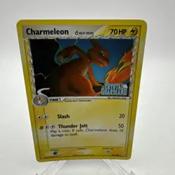 Pokemon TCG Crystal Guardians Charmeleon Delta Species 30/100 Stamp Holo MP/HP - Image 1