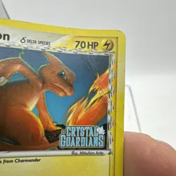 Pokemon TCG Crystal Guardians Charmeleon Delta Species 30/100 Stamp Holo MP/HP - Image 2