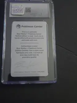 2025 POKEMON CENTER X BEAR WALKER COLL CARDS EEVEE CGC 10 - Image 2