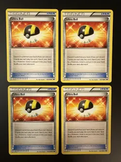 Ultra Ball 102/108 B&W Dark Explorers Playset ×4 Uncommon Pokemon TCG LP/MP - Image 1