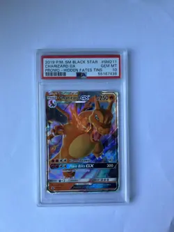 Pokemon TCG Charizard GX SM211 Black Star Promos Ultra Rare Holo PSA 10 GEM MT - Image 1