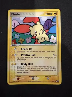 Pokemon TCG Plusle Pop Series 3 Holo Rare 5/17 - Image 1