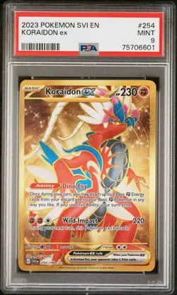 2023 Pokemon Scarlet & Violet # 254 Koraidon EX PSA 9 Card! MINT! Free Shipping! - Image 1