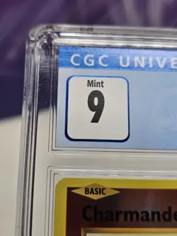 Pokemon Charmander Reverse Holo 9/108 CGC 9 Mint Blue Label 2016 Evolutions - Image 3