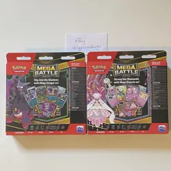 LOT OF 2 Pokemon TCG Mega GENGAR / Mega DIANCIE Battle Decks - Sealed - In Hand - Image 2