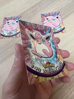Topps Pokemon TV Animation Edition Blue Logo Wigglytuff #40 - Image 3