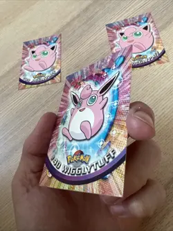 Topps Pokemon TV Animation Edition Blue Logo Wigglytuff #40 - Image 5