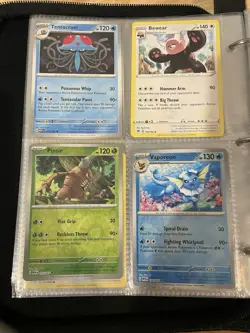 Pokemon Card Collection Binder Over 150 Pokemon Cards included SHIPS FREE - Image 2