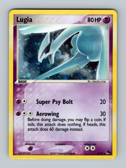 Lugia 002/017 POP Series 5 Light Play Holo LP Pokemon 2007 - Image 1