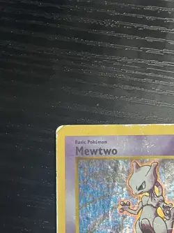 Pokemon TCG Mewtwo 010/102 Base Set (Shadowless) Holo Vintage WOTC 1999 HP - Image 3