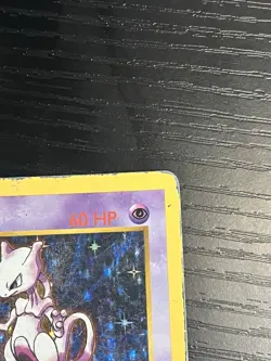 Pokemon TCG Mewtwo 010/102 Base Set (Shadowless) Holo Vintage WOTC 1999 HP - Image 4