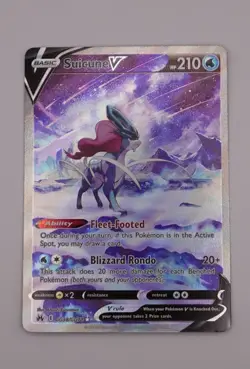 Suicune V GG38/GG70 Crown Zenith: Galarian Gallery Holo [Pokemon TCG] - Image 2