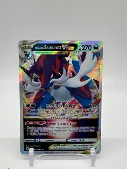 2022 Pokemon Astral Radiance Sword & Shield Hisuian Samurott VSTAR # 102/189 - Image 1