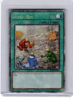 2020 YuGiOh!-Fossil Dig #RA01-EN053-Quarter Century Secret Rare Foil 1st Edition - Image 1