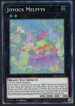 Yugioh Joyous Melffys PHRA-EN044 Super Rare 1st Ed - NM - Image 1