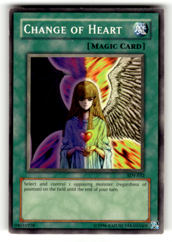 Change of Heart SDY-032 Unlimited Common Starter Deck: Yugi LP - Image 1