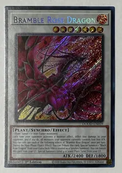 Bramble Rose Dragon DOOD-EN039 Secret Rare 1st Edition Near Mint Yu-Gi-Oh! - Image 2