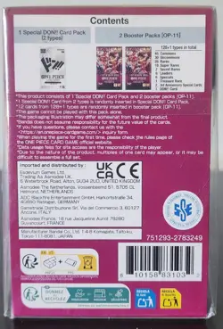 One Piece TCG Double Pack Set A Fist Of Divine Speed DP-07 New Sealed - Image 2